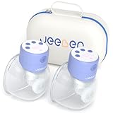 Jeeber Elektrische Milchpumpe mit Aufbewahrungstasche – Frische Muttermilch ganz einfach nach Hause bringen! (S12)