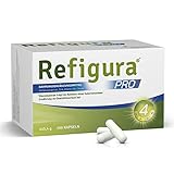 Refigura Pro: Gesundes Abnehmen, mit Glucomannan, Zink, Vitamin B6 und Chrom, pflanzlich & vegan, Kapseln, 160 Stk.