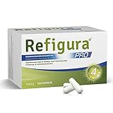 Refigura Pro: Gesundes Abnehmen, mit Glucomannan, Zink, Vitamin B6 und Chrom, pflanzlich & vegan, Kapseln, 160 Stk.