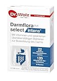 Darmflora plus select intens von Dr. Wolz, hochdosierte Bakterienkulturen, mit Vitamin B6 und B12, unterstützt gesunde Schleimhäute, 80 Kapseln