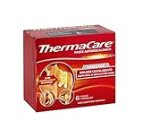 ThermaCare Vielseitige, selbstwärmende Wärmebänder für lokalisierte Schmerzen, 8 Stunden konstante Wärme, 6 Einweg-Bänder, Rot