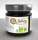 Pearls Schwarzes BIO Tahini 310g – Fairtrade – Glutenfreie Sesampaste – Rohkost – Vegan
