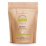 Brahmi Kapseln Bio | 180 Stück | 500mg pro Kapsel | Bacopa Monnieri | Gedächtnispflanze | vegan | ohne Zusatzstoffe | Abgefüllt und kontrolliert in Deutschland | Biotiva