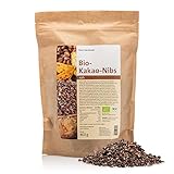 Sanct Bernhard Bio-Kakao-Nibs | Roh & naturbelassen | Intensiv mild-herber Geschmack | Kontrolliert biologisch, fair & sozial angebaut | 400g