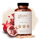 Glow25® Kollagen Kapseln hochdosiert [180 Kapseln] mit Hyaluronsäure und Vitamin C | Premium Collagen Complex für eine schöne Haut | Ohne Zusatzstoffe | Laborgeprüft | Made in Germany