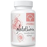 Liposomales Glutathion Ergänzung 1000mg, reduzierte Glutathion Softgele mit Vitamin C, glutenfrei, gentechnikfrei und besserer Absorption, L-Glutathion 60 Kapseln pro Flasche