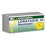 LORATADIN Heumann: Antihistaminika Tabletten gegen allergischen Schnupfen, Heuschnupfen und chronische Nesselsucht, 100 Stück