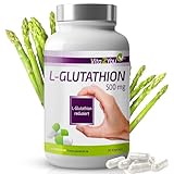 Vita2You L-Glutathion Kapseln 500mg - 90 Kapseln - reduziert und bioaktiv - ohne Zusätze - hochdosiert - Premium Qualität