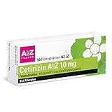 Cetirizin AbZ 10 mg Filmtabletten: Zur Behandlung von Heuschnupfen und chronischer Nesselsucht, 50 Filmtabletten