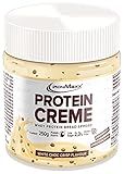 IronMaxx Protein Creme - White Choc Crisp 250g | cremiger high protein Brotaufstrich | low carb, low sugar für eine gesunde Ernährung geeignet