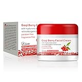 Goji-Beeren-Gesichtscreme, Home Health Goji-Beeren-Parfumfreie Gesichtscreme Anti-Aging-Falten-Feine Linien Antioxidans-Gesichts-Feuchtigkeitscreme