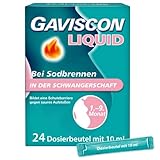 GAVISCON Liquid bei Sodbrennen in der Schwangerschaft 24x 10ml Dosierbeutel