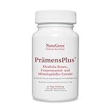 NatuGena PrämensPlus Rhodiola-Rosea-/ Frauenmantel- & Mönchspfeffer-Extrakt für Frauen / 180 Kapseln HPMC 00 (1-Monats-Packung)