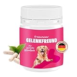 Wahre Tierliebe Gelenktabletten Hund Vitaminisiertes Ergänzungsfuttermittel mit Glucosamin & Chondroitin | Unterstützt Knochen, Knorpel, Gelenke & Fördert Knochengesundheit, Made in Germany - 50 Stück