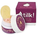 Tilk! Anti Aging Augencreme gegen Falten und Augenringe - Augencreme mit Hyaluron Serum und Bio-Rosenwasser, Naturkosmetik, Vegane