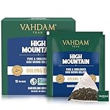 VAHDAM, Himalaya Oolong Tee (15 Loser Tee Teebeutel) | 100% Natürlicher Tee - Oolong Tee Loseblatt Pyramiden Teebeutel | Brew Heißer Tee, Eistee oder Kombucha Tee