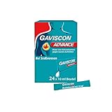 GAVISCON Advance Pfefferminz Suspension bei Sodbrennen 24 x 10 ml Dosierbeutel