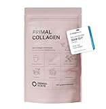 Primal State® Collagen Pulver [460g] - Geschmacksneutral - Bioaktives Kollagen Hydrolysat - Peptide Typ 1 und 3 - Perfekte Löslichkeit
