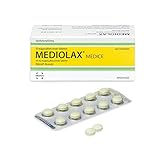 MEDIOLAX magensaftresistente Tabletten 50 St bei Verstopfungsbeschwerden - planbare Darmentleerung - perfekt für Reisen - wirkt zuverlässig