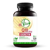 Coenzym Q10, 100% Vegan, extra hochdosiert mit 200mg pro Kapsel - 120 Kapseln im 4 Monatsvorrat, Bioaktiv, Premium Q10