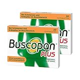 Buscopan® PLUS Filmtabletten 2 x 20 Stück - Linderung bei stärkeren Bauchschmerzen und Bauchkrämpfen