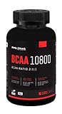 Body Attack - BCAA 10800, 300 Stk. Maxi Caps - Made in Germany - 100 Portionen, extrem hochdosierte BCAAs (1200 mg) im Aminosäuren-Verhältnis 2 : 1 : 1 (L-Leucin : L-Valin : L-Isoleucin), Vitamin B6