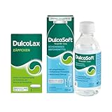 Dulcolax Zäpfchen (6 Stück) bei Verstopfung & DulcoSoft Lösung 250ml - Abführmittel bei Verstopfung