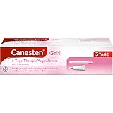 Canesten GYN 3-Tage-Therapie Vaginalcreme zur Behandlung von Scheidenpilz - bei Pilzinfektionen im Intimbereich - Set aus 1 x 20 mg Creme und 3 Applikatoren
