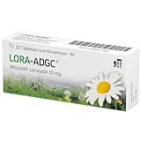 Lora ADGC® - 20 Stück - Antiallergikum zur Behandlung von Allergiebeschwerden wie Heuschnupfen, Juckreiz und Hautrötungen - langanhaltend & gut verträglich - Bereits für Kinder ab 2 Jahren