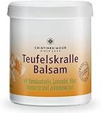 CristinenMoor hochwertiger Teufelskralle Balsam -500ml - mit 100% natürlicher Wurzel der südafrikanischen Teufelskralle & Oliven-, Lavendel- und Rosmarinöl, intensive Gelenkpflege, bei schuppiger Haut