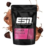 ESN Designer Whey Protein Pulver, Chocolate, 1 kg, bis zu 23 g Protein pro Portion, ideal zum Muskelaufbau und -erhalt, geprüfte Qualität - made in Germany