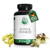 Rutin & Steinklee - 1.000mg Tagesdosis – 100% Vegan & Ohne Zusätze - Vorrat für 3 Monate - Green Naturals