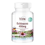 Echinacea 400 mg - 90 Kapseln - hochdosiert und vegan - Sonnenhut | Qualität aus Deutschland von ViVe Supplements