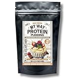 MY WAY Protein Pudding │24 g Protein ohne Süßstoffe und ohne Aromen │ Nur 0,2 Zucker pro Portion│ Hochwertiges Casein sättigend und nahrhaft│Inhalt: 250 g für 10 Portionen
