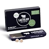 LactoJoy Laktase-Tabletten I 14.500 FCC I 80 Stk. - Lactase Enzym bei Milchzucker Unverträglichkeit