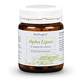 BioProphyl® Alpha Lipon - 300 mg rein natürliche - (R)-Alpha Liponsäure - ohne synthetische (S)-Alpha Liponsäure - mit Vitamin E und Niacin - 60 pflanzliche Kapseln