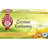 Teekanne Grüner Tee Zitrone Kurkuma erfrischend mit 20 Teebeutel 35g