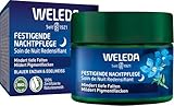 WELEDA Bio Festigende Nachtpflege Blauer Enzian & Edelweiss - Naturkosmetik Anti Aging Gesichtscreme, Feuchtigkeitscreme mindert Falten/Pigmentflecken & aktiviert die Zellerneuerung (vegan, 40ml)