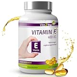 Vita2You Vitamin E 400 IE - 240 Softgel Kapseln - 408mg Vit E - Hochdosiert - 8 Monate Versorgung - Premium Qualität