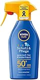 NIVEA SUN Sonnenspray mit verbesserter Formel für Kinder, Lichtschutzfaktor 50+, 300 ml Sprühflasche, Kids Schutz & Pflege
