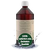 Viroxidin Zechstein Magnesiumöl 1000ml - 100% Natürlich & Rein aus deutscher Abfüllung - Magnesiumchlorid Magnesiumöl Zechstein in Premium Qualität & hochwertiger Apothekenflasche