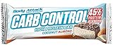 Body Attack Carb Control, Coconut-Almond, 15 x 100g - Proteinriegel ohne Zuckerzusatz, Low Sugar– High Protein, Eiweißriegel mit Whey, auch in der Mix-Box