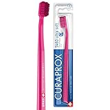 Curaprox Zahnbürste CS 5460 Ultra Soft - Handzahnbürste für Erwachsene mit 5460 Ultra Soft CUREN Borsten - Magenta Einfarbig