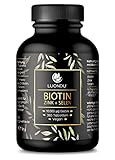 Biotin hochdosiert - 10.000 mcg pro Tablette (365 vegane Tabletten 1 Jahr) - Biotin Zink Selen Komplex - Biotin für Haare, Haut und Nägel