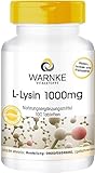 Lysin Tabletten - 1000mg - vegan - 100 Tabletten - Aminosäure | Warnke Vitalstoffe - Deutsche Apothekenqualität