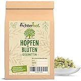 Hopfenblüten 250g | getrocknet und geschnitten| Ideal zur Zubereitung von Tee, Aromakissen, Badeessenz, Brühwürfel, Würzmittel & Co. | vom Achterhof