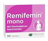 Remifemin mono 60 Tabletten bei leichten bis mittleren Wechseljahresbeschwerden - hormonfrei - pflanzliches Arzneimittel
