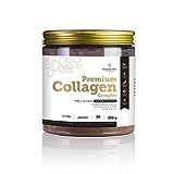 Golden Tree Premium Collagen Complex - Kollagenpeptide Typ I, III, V und X - 4,3 g Kollagen/Dosis mit MSM Pulver, Vitamin C und Silizium - Kollagen Pulver mit Heidelbeergeschmack und ohne Zuckerzusatz