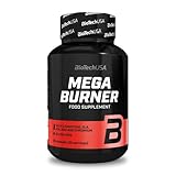 BioTechUSA Mega Burner | Koffeinfrei | mit L-Carnitin, Grünem Tee und Vitaminen | mit Ballaststoffen, Chrom und Inulin | für effektives Gewichtsmanagement, 90 Kapseln