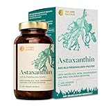 Nature Basics Astaxanthin hochdosiert - mit 7,8 mg reines & hochwertiges, natürliches Astaxanthin pro Kapsel - Antioxidantien hochdosiert - 120 Kapseln - vegan, zertifiziert & nachhaltig im Glas